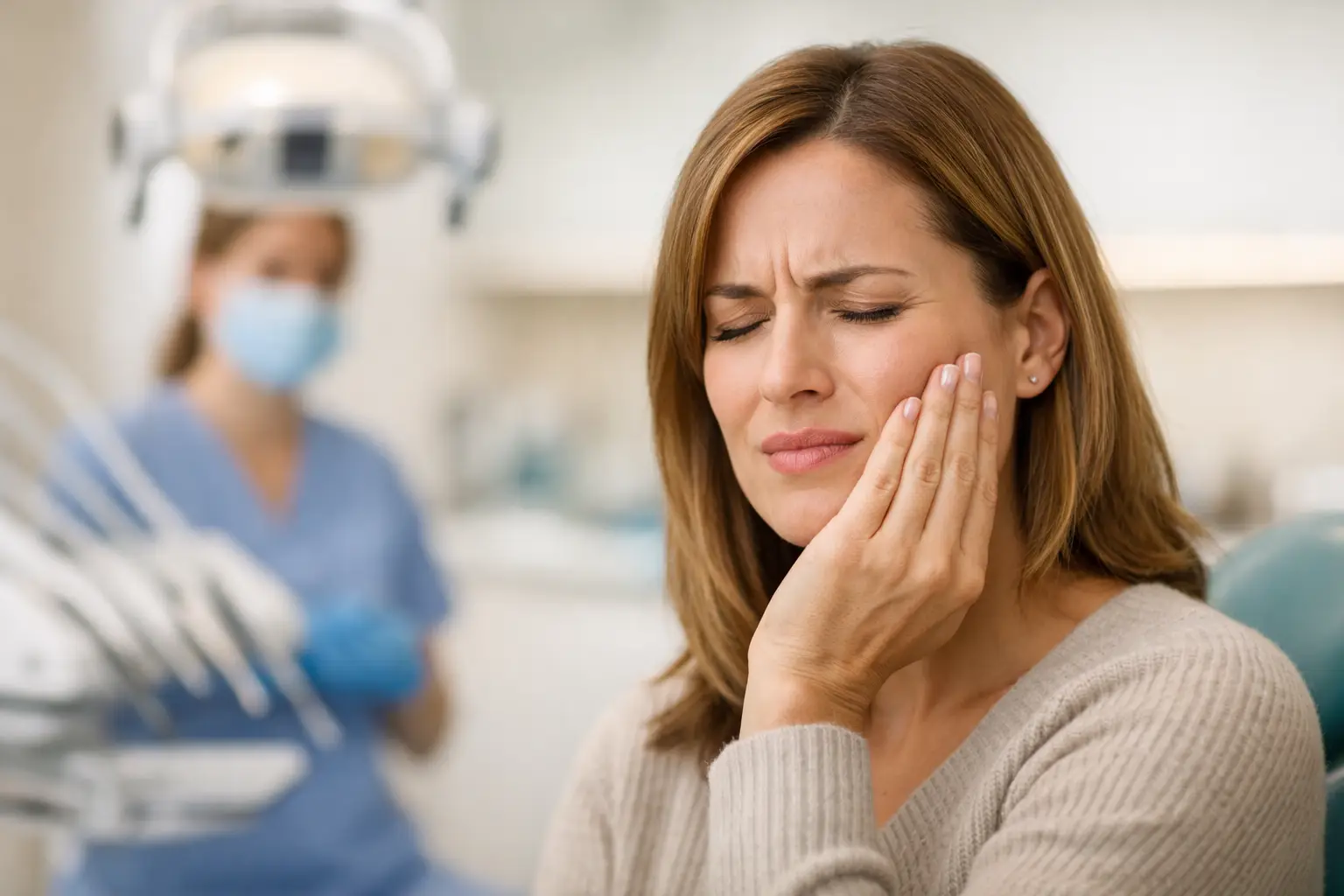 Symptomer på behov for rotfylling