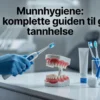 Professional header image for educational tutorial: Munnhygiene: Den komplette guiden til god tannhelse