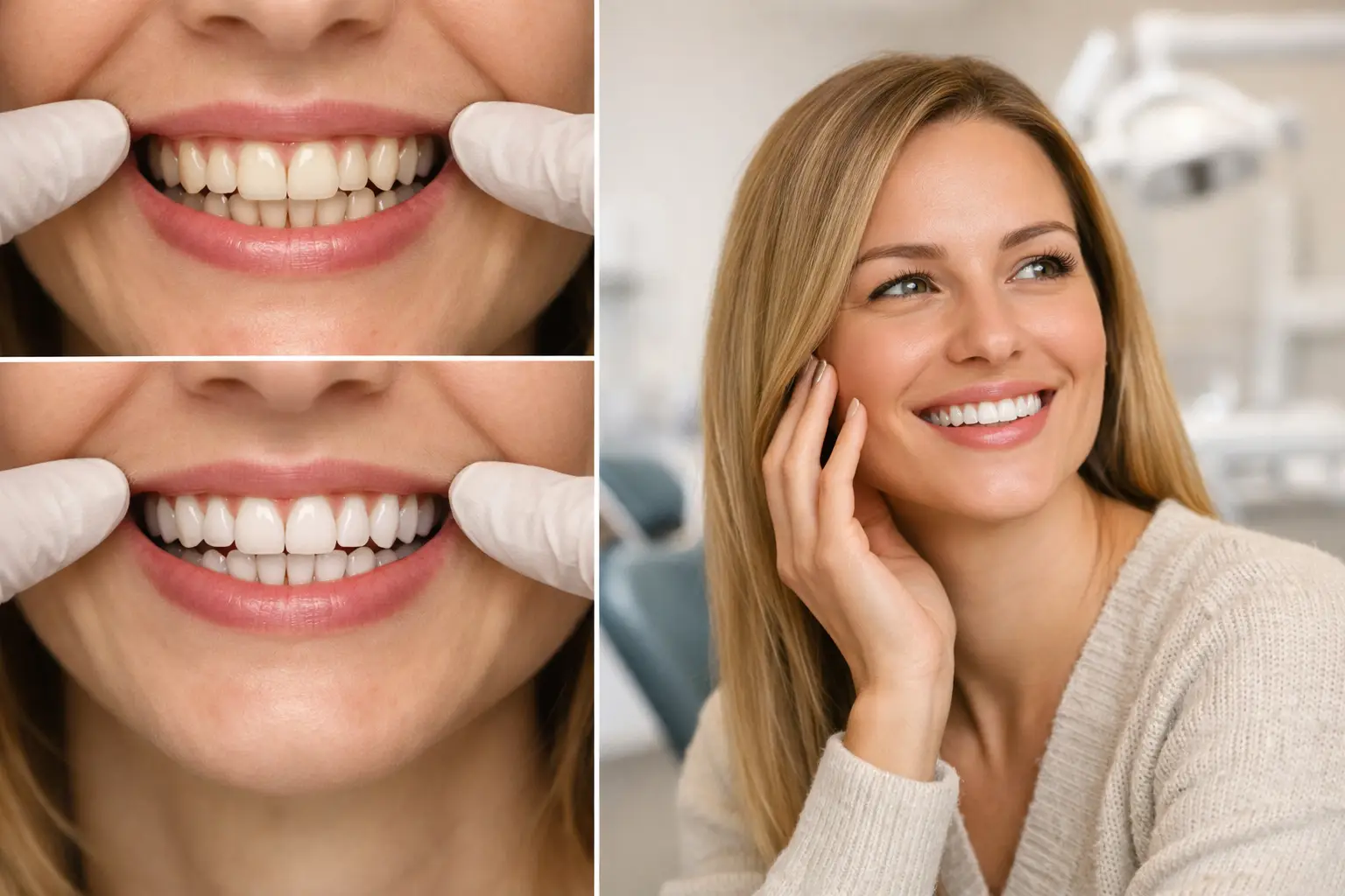 Før og etter Invisalign-behandling